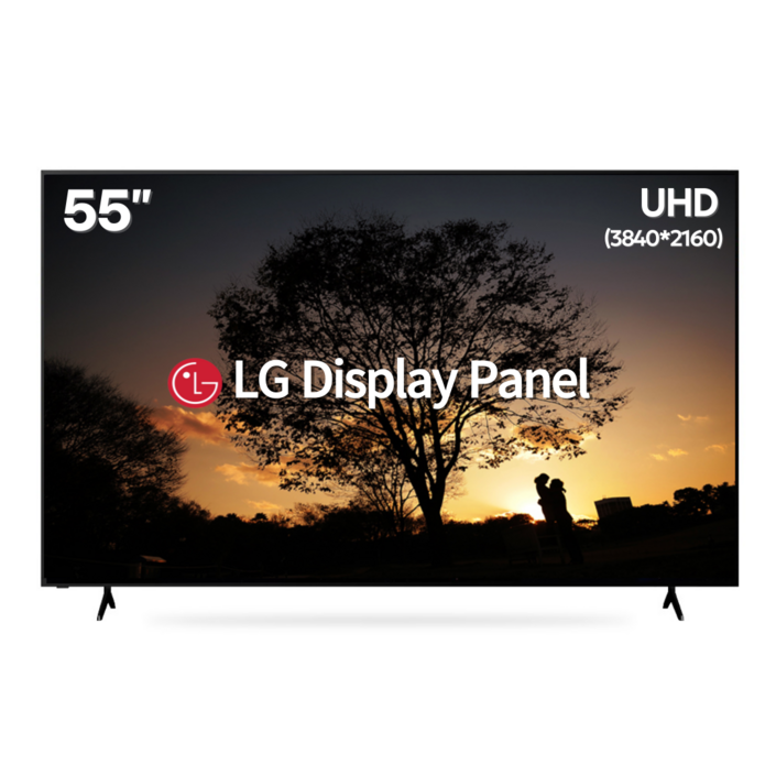 에어리브 LG IPS 정품패널 55인치 TV 4K LED UHD HDR10, AE550UHD, 고객직접설치, 스탠드형, 138cm(55인치)