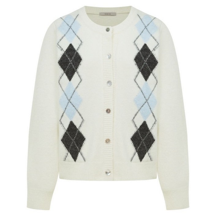 케네스레이디 아가일 버튼 가디건(IVEVCDPK9300)