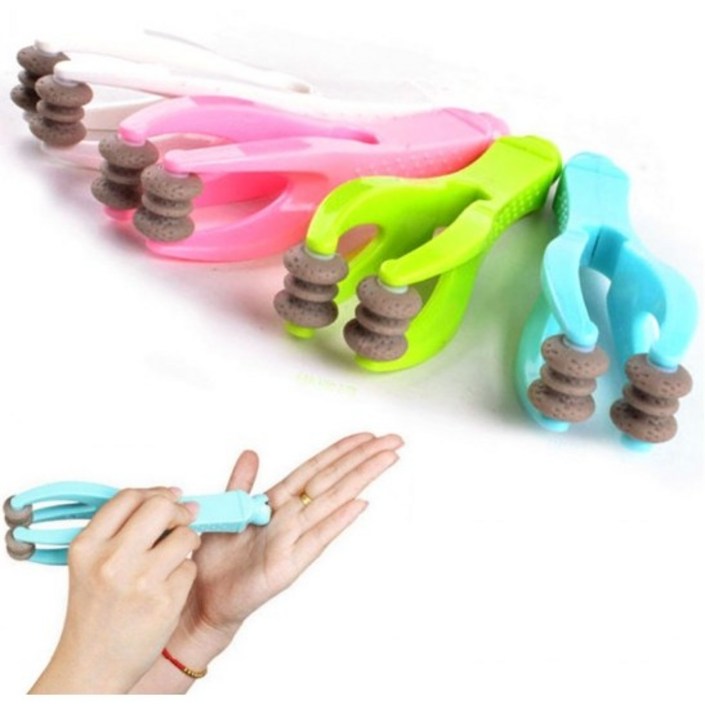 엠디크루 손가락 마사지기 마사지기 마사지롤러 지압기, 1개