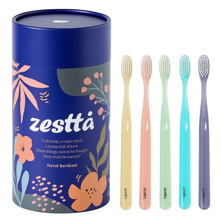 제스타 딥클린 칫솔 부드러운 미세모, 1개, 20개입