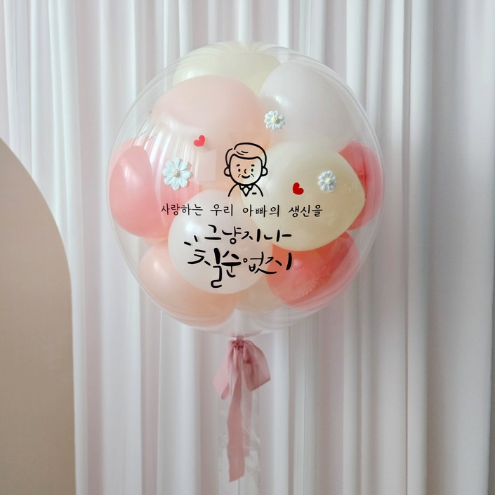 레터링풍선 완제품 당일제작 헬륨 생일 웨딩 이벤트 선, 18코랄레몬헬륨