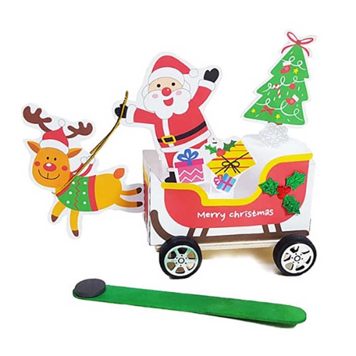 만들기 달려라 크리스마스 썰매 자석 보드 (5인용)