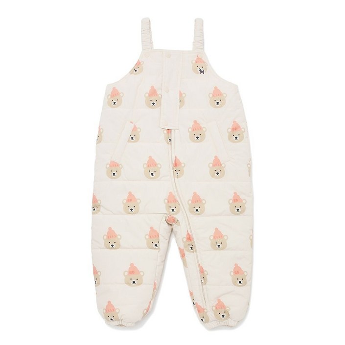 블루독 베이비 겨울 우주복 베어 스노우 패딩 오버롤 44C1442003