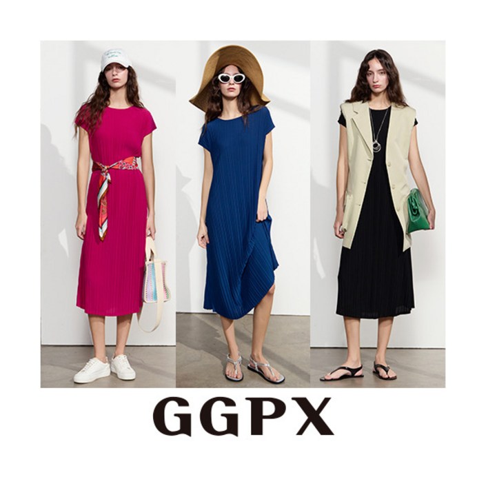 지지피엑스 25SS SUMMER 플리츠 원피스 3종