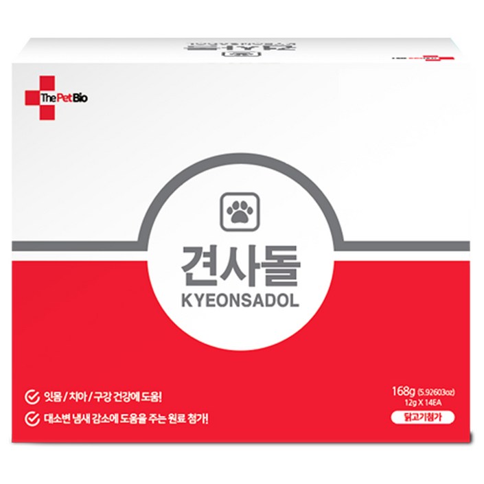 견사돌 소형견용 덴탈껌, 닭고기맛, 168g, 4박스