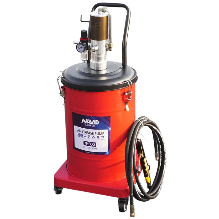 나비드 에어구리스펌프 N-30Q 구리스주입기 에어 그리스건, 풀세트