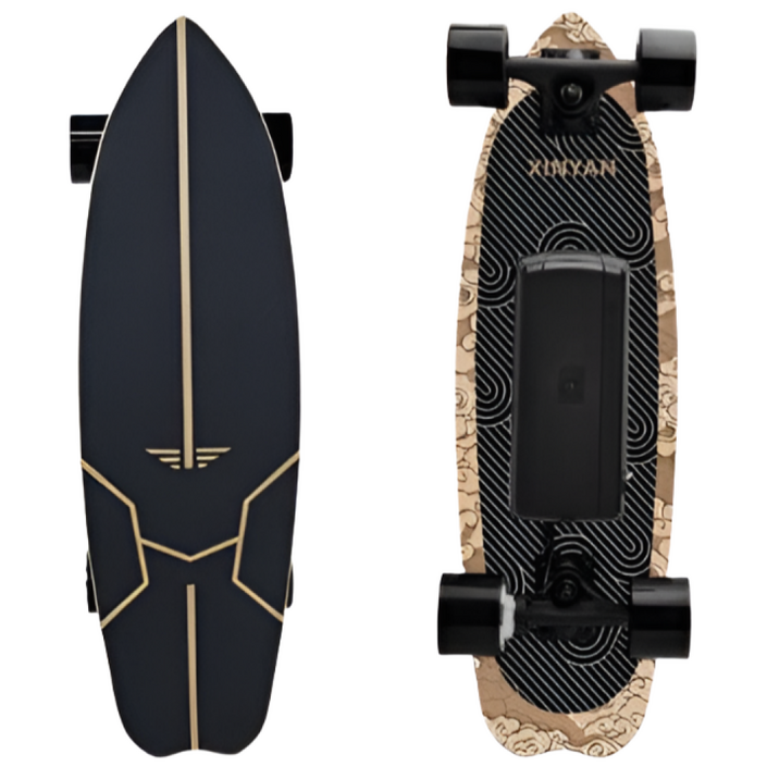 잇림보두 프리미엄 단풍나무 보드 전동 스케이트 보드 전동 보드 스마트 원격 제어 미니 크루져 전기 스케이트 모터 성인