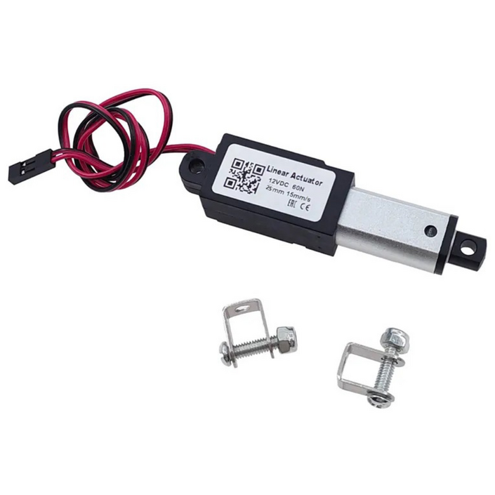 소형 리니어 모터 12V 엑츌레이터 모터 25mm, 1개