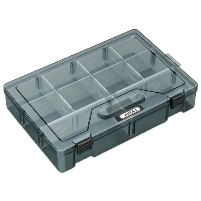 AIRAJ 분리형 10칸 18칸 부품 보관함 분리 가능한 칸막이 자유로운 크기 조절 뒤집어도 내용물이 쏟아지지 않음 튼튼하고 내구성 있으며 수납이 편리한 공작실 가정용 소형 부품