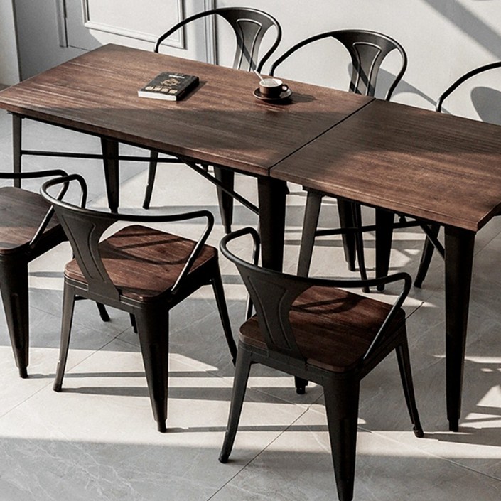 노르아 카페 4인용식탁 2인용식탁 원목식탁 카페테이블 우드슬랩 업소용테이블 식탁