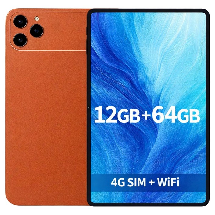 10.1인치 태블릿 PC HD 디스플레이 12GB64GB 10000mAh 4G LTE WiFi 지원 학습용 영상용 가성비