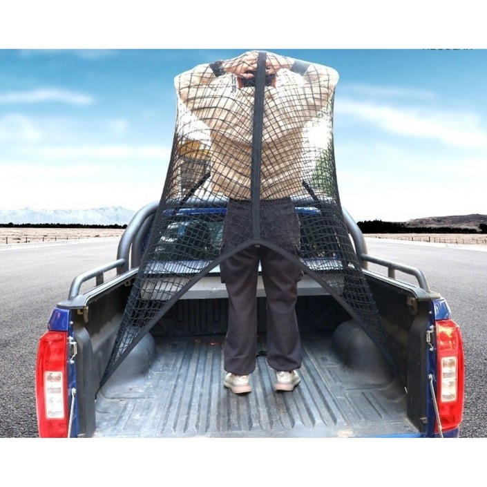픽업트럭 적재함 네트 트렁크그물망 트렁크러기지 네트 트렁크가림막 트렁크네트 코란도 렉스턴 칸 스포츠 콜로라도 포드 썬카 스타리아 벤딕트 카니발 렉스턴 스포츠 픽업트럭 SUV 안전망