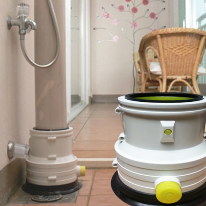 대명 우수관 베란다 커버 개폐기 냄새차단