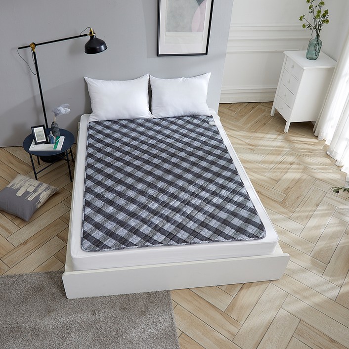 HanilMedical 안심 온열 전기요 HL203S22, 체크, 중100 x 180 cm