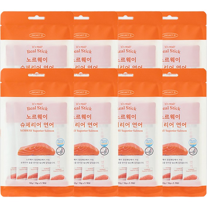 프로젝트21 반려동물 리얼스틱 츄르 간식 10g x 5p