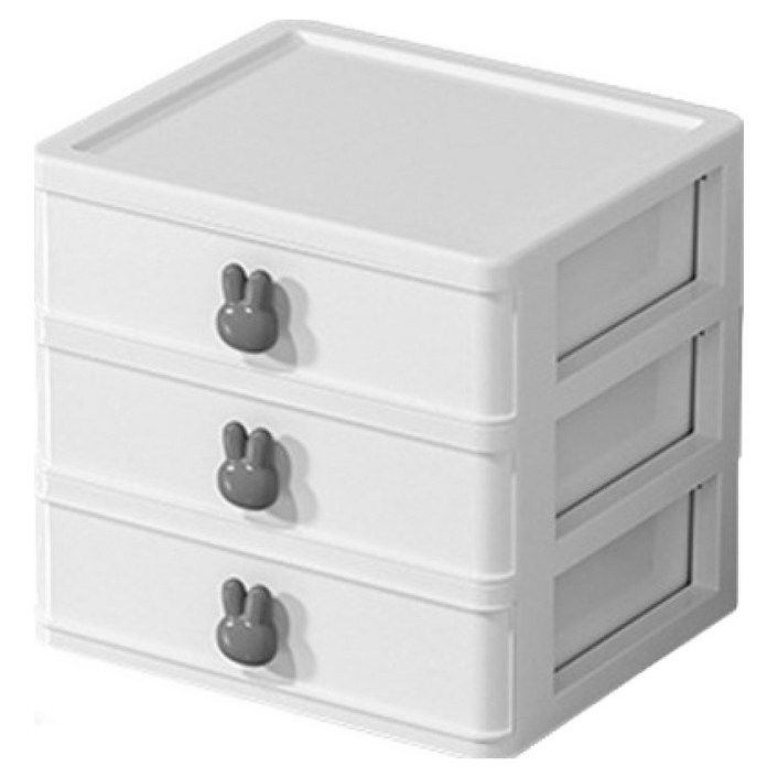 맙소샵 책상정리 버니 손잡이 수납함 BRP392