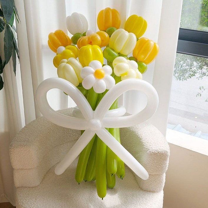 이프 요술풍선 꽃묶음 세트