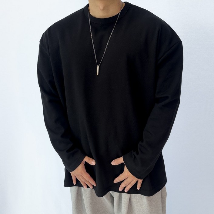 PACIENCIA 무지 오버핏 긴팔 PACIENCIA 무지 오버핏 긴팔