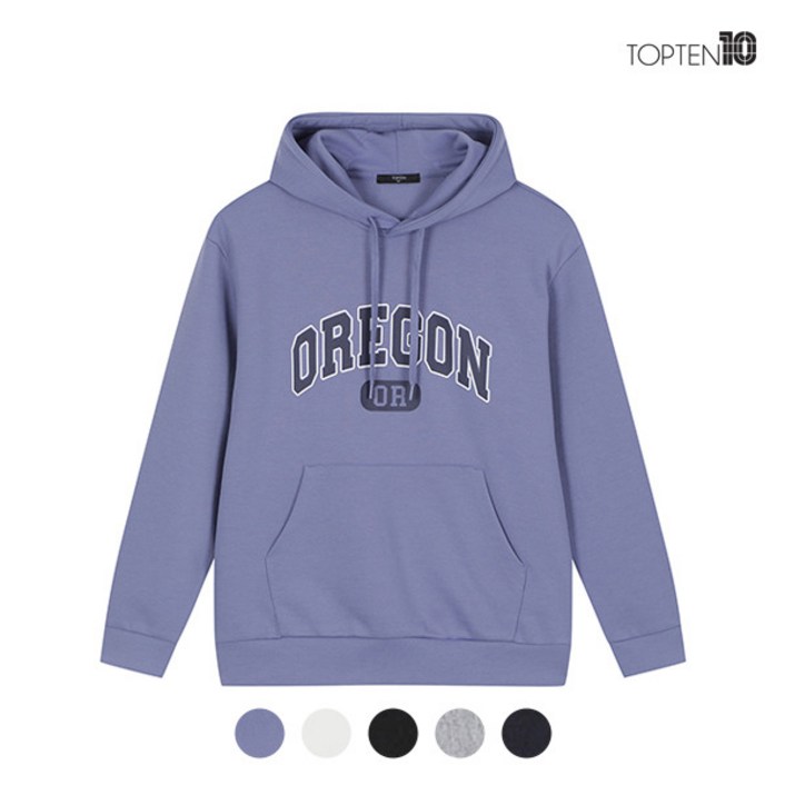 [백화점 정품] 탑텐 오버핏 기능성 티셔츠 남성 더블니트 스웨트 후드 티셔츠_MSC3TH1902