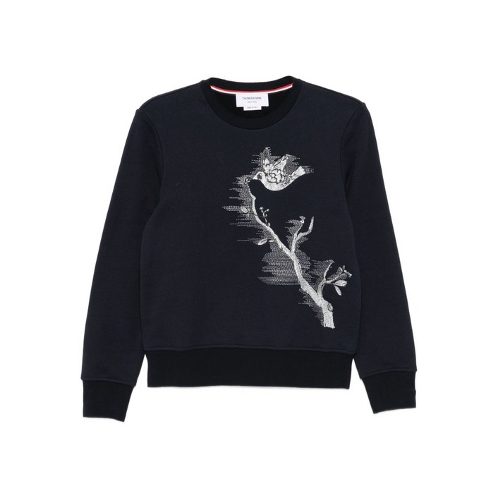 톰 브라운 자수 스웨트셔츠