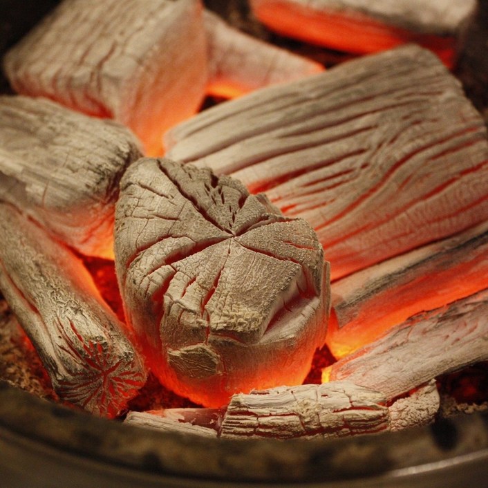 [간편포장] 두번구운 라오스 비장탄 백탄 바베큐 숯