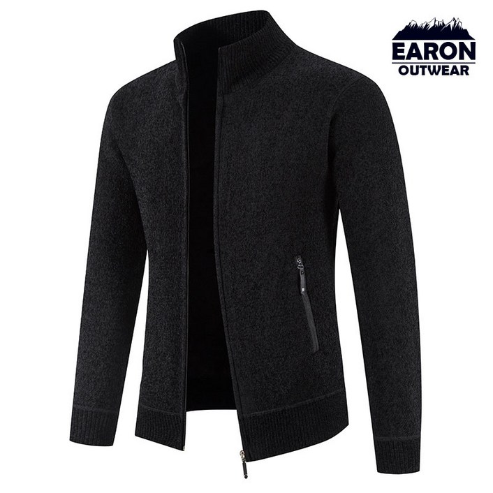 EARON 소프트 기모 집업 가디건
