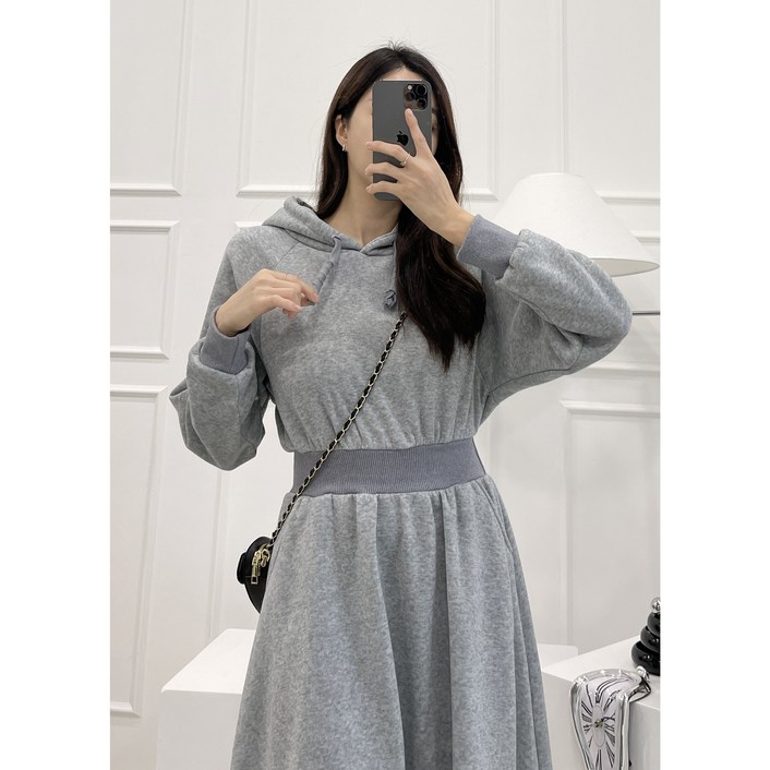 데일리무드기모 허리 밴딩 후드 A라인 플레롱원피스 임부복 등하원룩 루즈핏 오버핏 와이드핏 기모원피스 여성용원피스 여성원피스 꾸안꾸 데일리 빅사이즈원피스 루즈핏원피스 임산부원피스