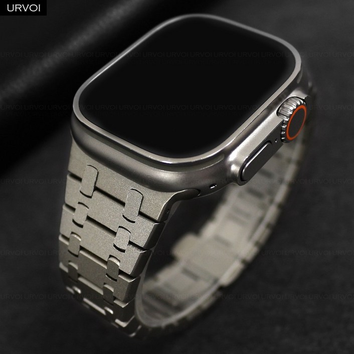 URVOI 메탈 스트랩 애플워치 울트라2 주력호환 시리즈10987 가능 316L 스테인리스 당일발송