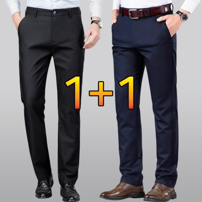 장바9니 1+1 남성 깔끔하게 빠진 정장바지 스판슬랙스