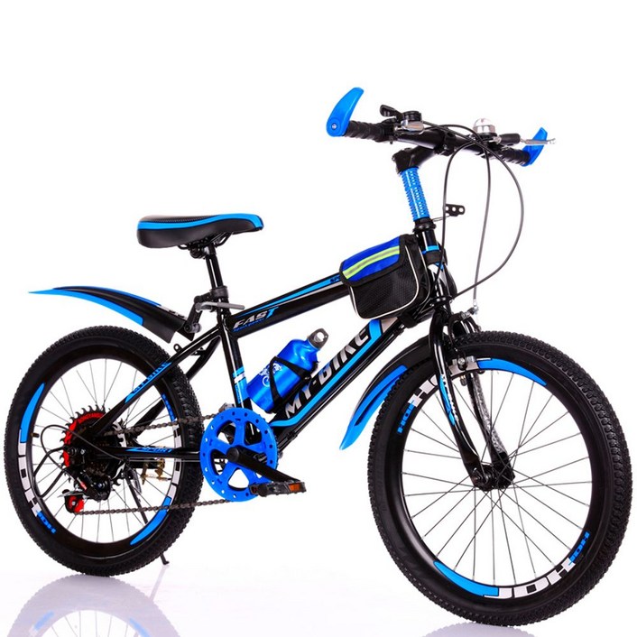중학생 자전거 가벼운 가성비 통학용 출퇴근 고등학생, 20인치/단속-블루