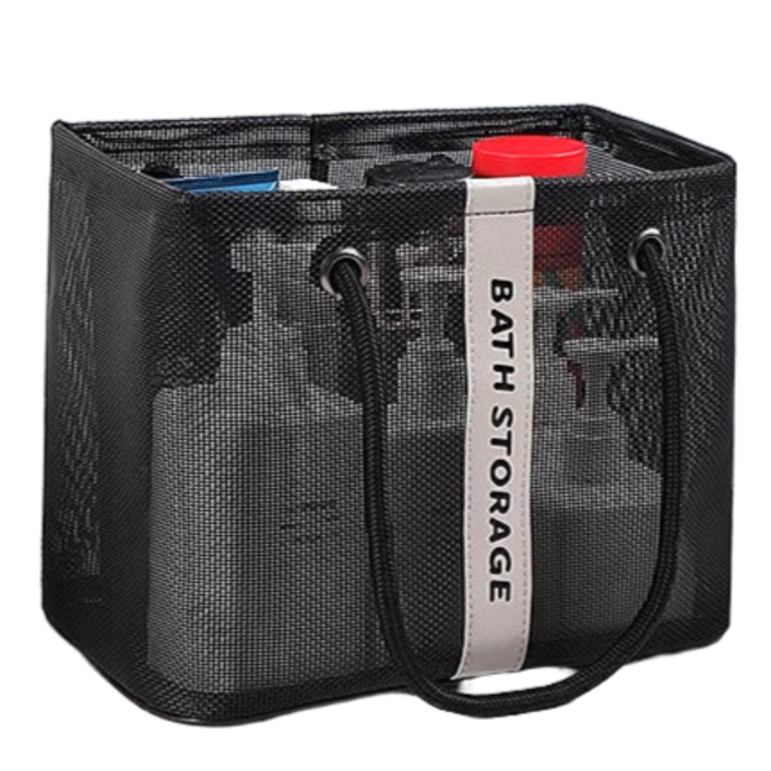 위셀럽 메쉬 목욕바구니 헬스 수영장 가방