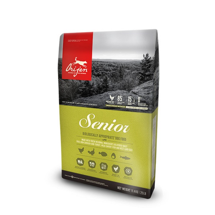 오리젠 시니어 독 6kg, 닭칠면조, 6kg, 1개