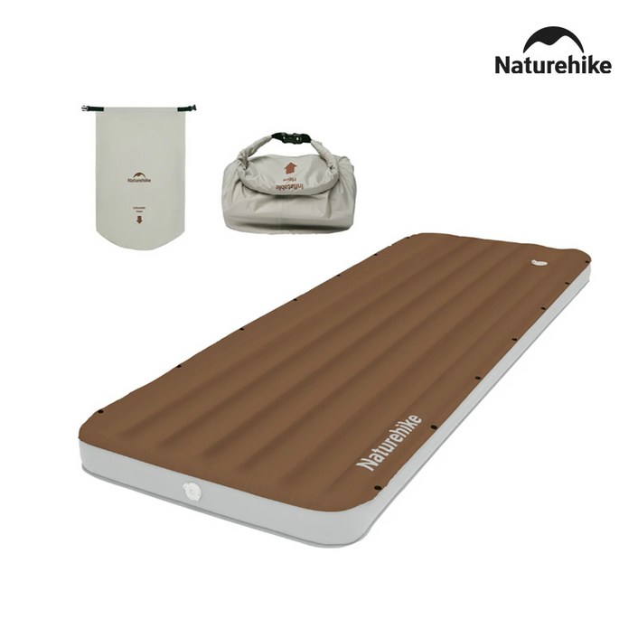 네이처하이크 TPU 리밤부 에어 매트 에어백 파우치형 9.5CM 연결확장 컴팩트수납
