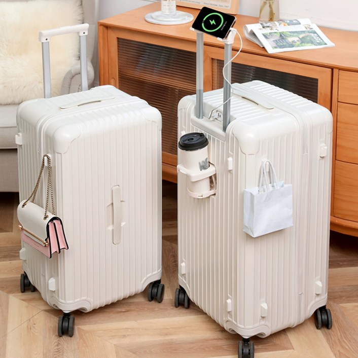 비아크스 대용량 하드PC USB포트 여행용캐리어 20인치 24인치 28인치 32인치