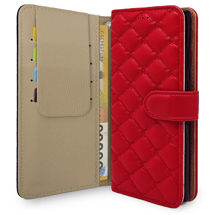 아리움 샤를렌 지갑형 카드 분실방지 액정보호 덮개 가죽 다이어리 케이스