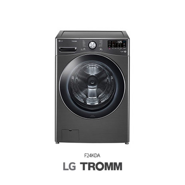 [KT알파쇼핑]LG 트롬 세탁기 24kg 블랙, 블랙