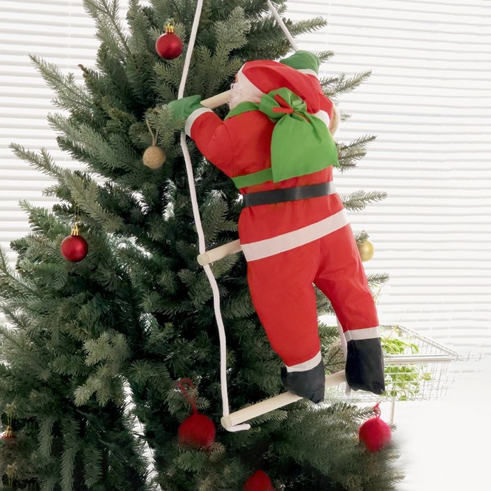허니잼 크리스마스 대형 산타인형 트리장식 줄타는산타 사다리산타