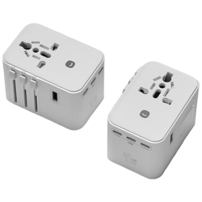 헤이홈 여행용 멀티 어댑터 45W 고속충전 플러그 멀티탭 2개, 1개