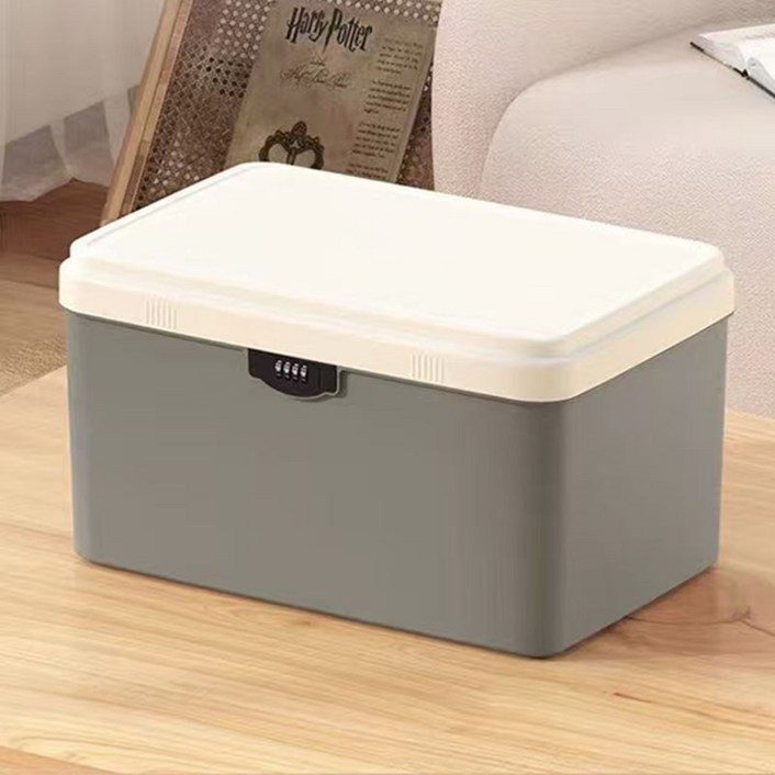 거와스 가정용 빅사이즈 비밀번호 보관 수납함, 그레이