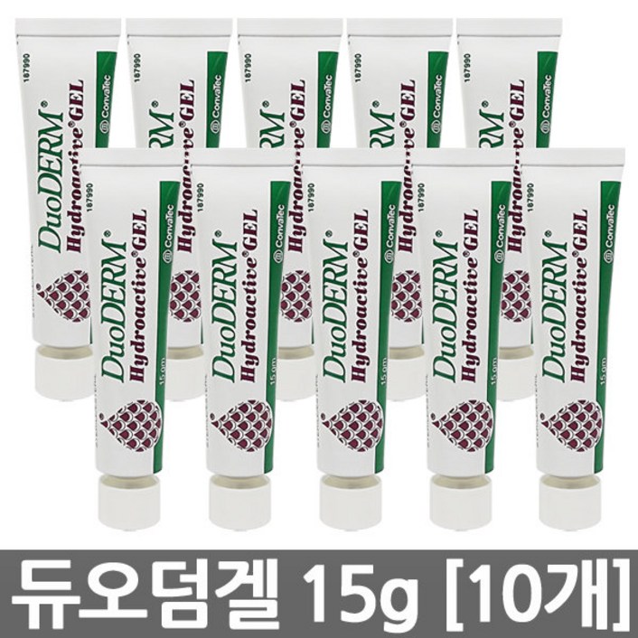 듀오덤겔 15g 10개무배상처연고마데카솔습윤테가솝, 1세트, 10개입