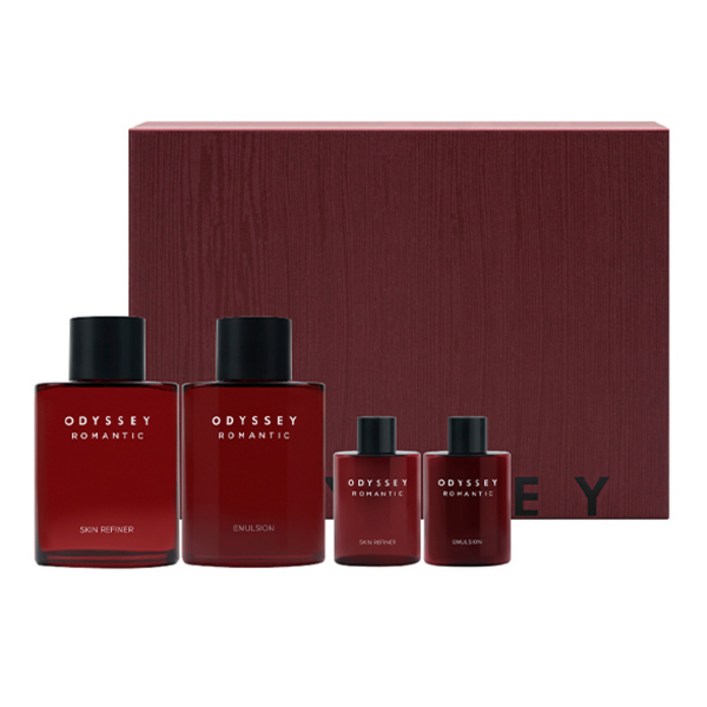 NEW 오딧세이 로맨틱 스페셜 스킨 130ml, 로션 130ml 2종 세트