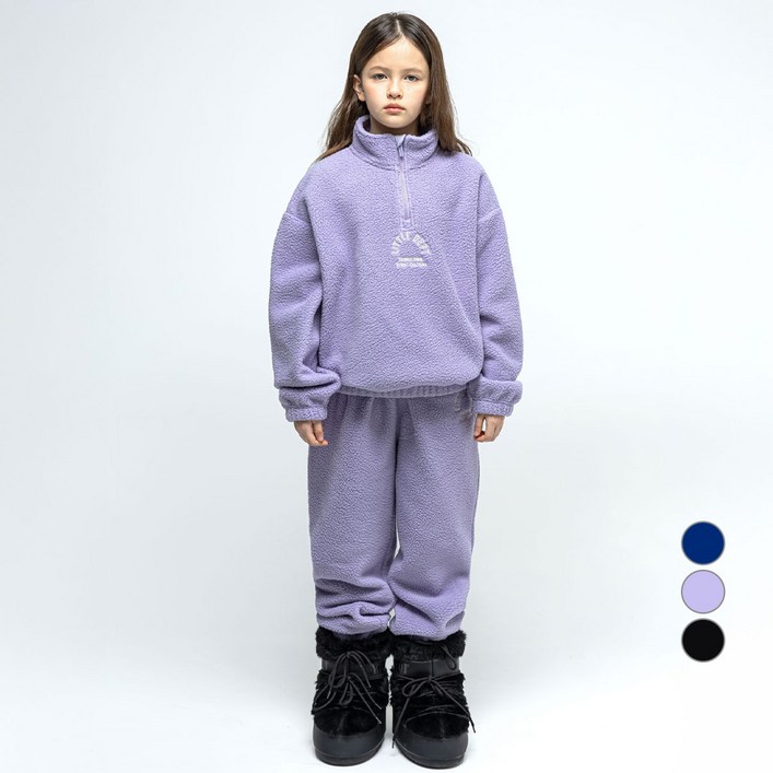 리틀뎁 베이직 플리스 상하의 세트