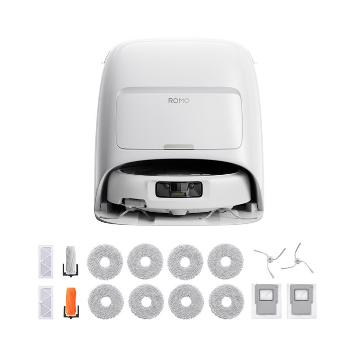 DJI ROMO A 로봇청소기  액세서리 키트 세트, 투명  화이트청소기, 단일색상키트, CR8E