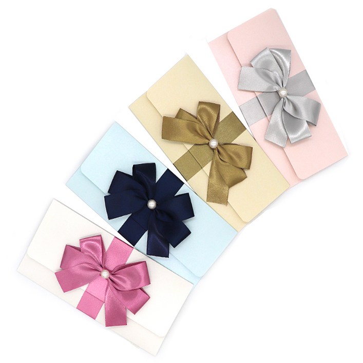 마음담아 진주 펄샤이닝 리본 봉투 세트