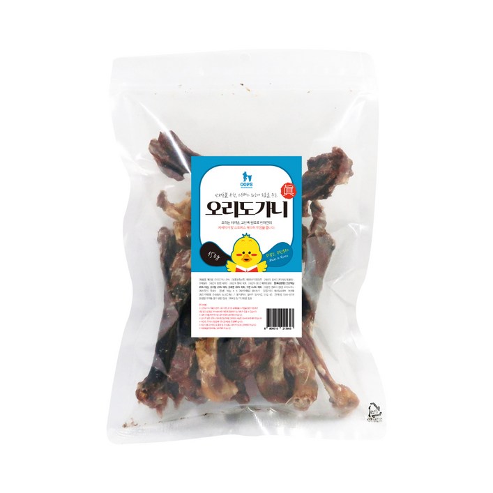 웁스 오리도가니 반려견 수제간식 150g