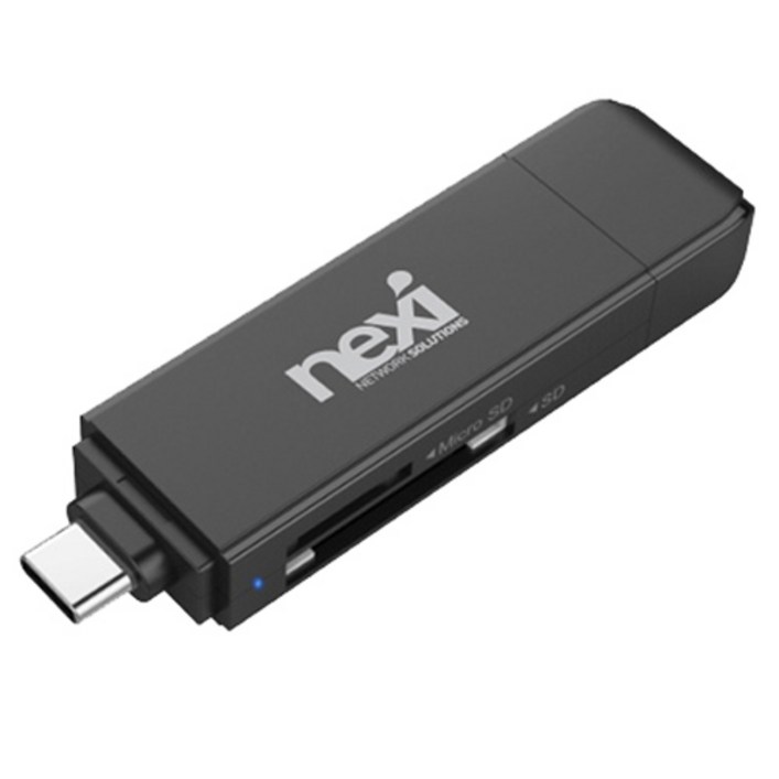 넥시 USB3.1/3.0 OTG 카드리더기 마이크로 SD 카드 NX-U3130CR NX610 20230714