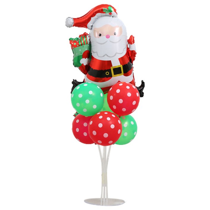 피앤비유니티 크리스마스 풍선꽂이 01 달리는산타