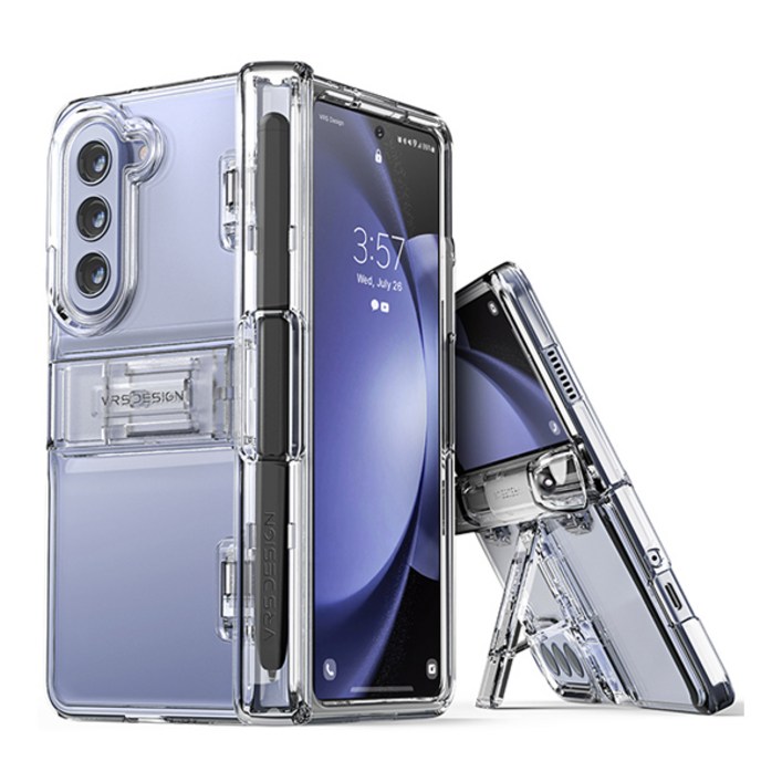 베루스 퀵스탠드 모던 펜커버 자동 힌지 보호 S펜 수납 거치대 휴대폰 케이스