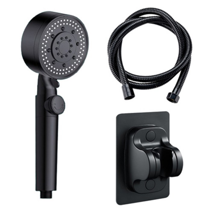 아리코 5단 수압조절 초강력 샤워기 헤드  호스  거치대 세트