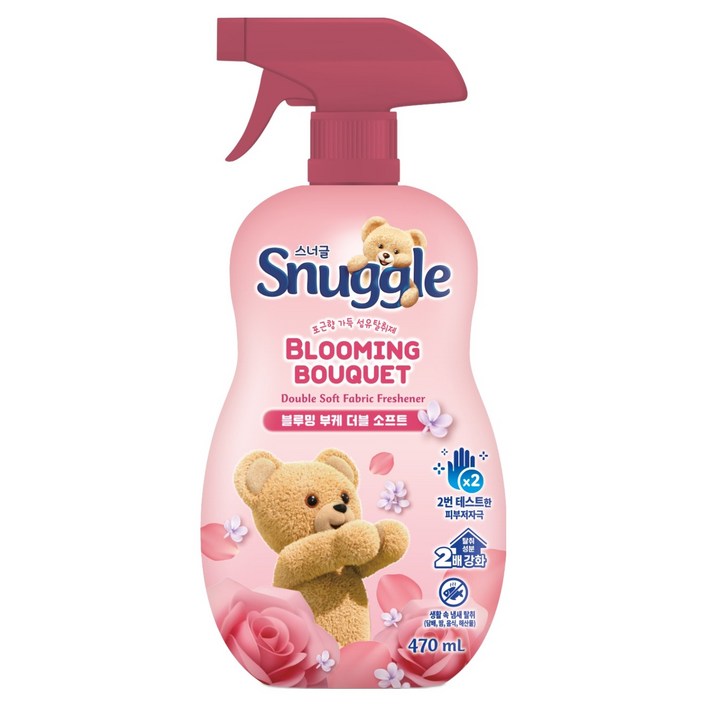 스너글 블루밍 부케 더블 소프트 섬유탈취제 본품, 470ml, 1개
